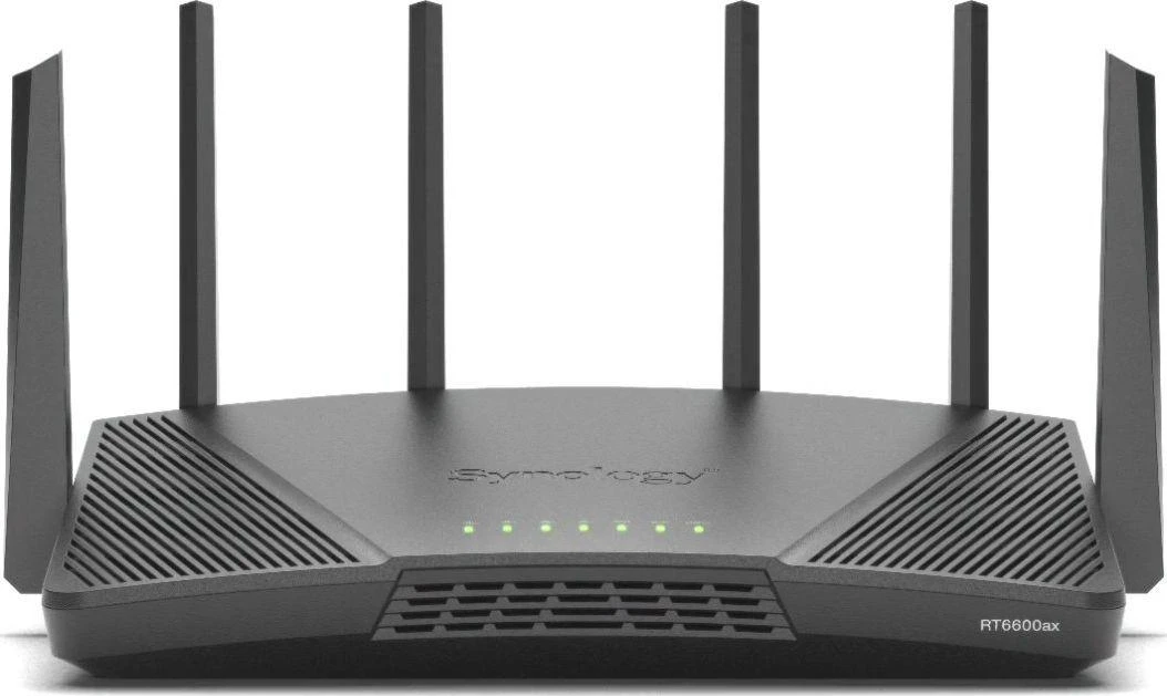 Synology RT6600ax Ultra-fast and Secure Belaidis maršrutizatorius for Homes | Synology | Ultra-fast and Secure Belaidis maršrutizatorius for Homes | RT6600ax | 802.11ax | 4800 Mbit/s | Ethernet LAN (RJ-45) jungtys 5 | Mesh Support No | MU-MiMO Yes | No mobile broadband | Antenna type External antena x 6 | 24 mėn.