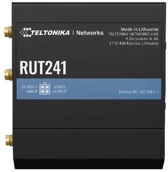 Maršrutizatorius Teltonika RUT241 (RUT2410300G0)
