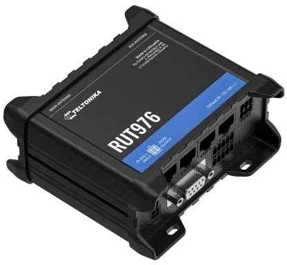 Maršrutizatorius TELTONIKA IOT ROUTER RUT976 5G REDCAP SERIAL ESIM