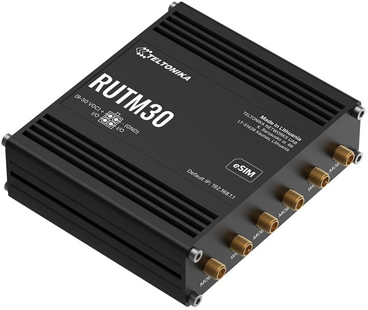 Maršrutizatorius TELTONIKA IOT ROUTER RUTM30 2 5G+ETH+WIFI ESIM