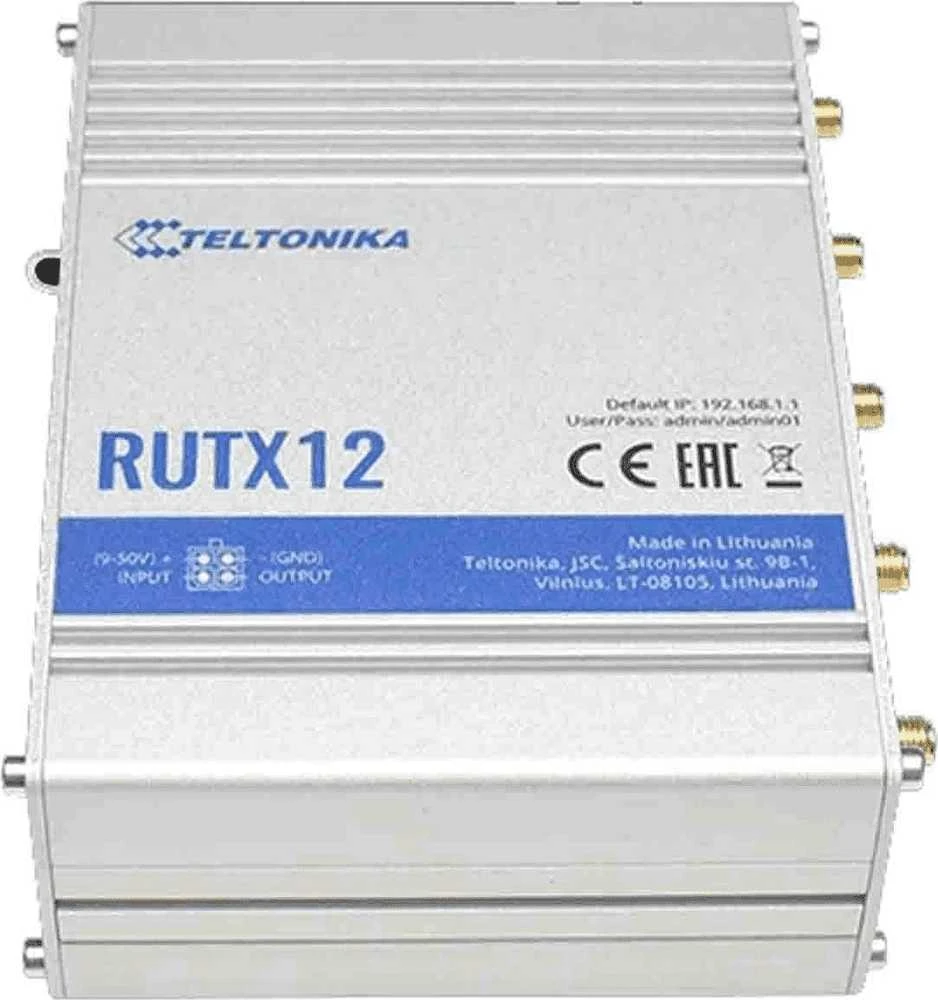 Šakotuvas TELTONIKA IOT ROUTER RUTX12 2XLTE+ETH+WIFI