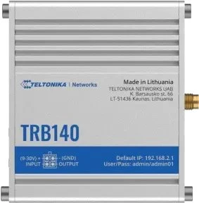 Maršrutizatorius Teltonika TRB140 WITH HOUSING UK PSU