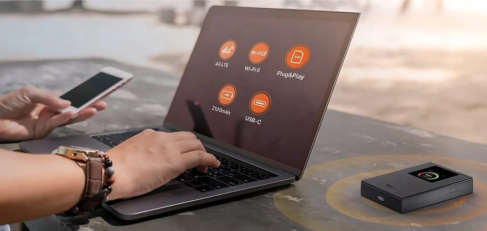 Tenda MF6 v2.0 4G LTE mobilusis Wi-Fi maršrutizatorius