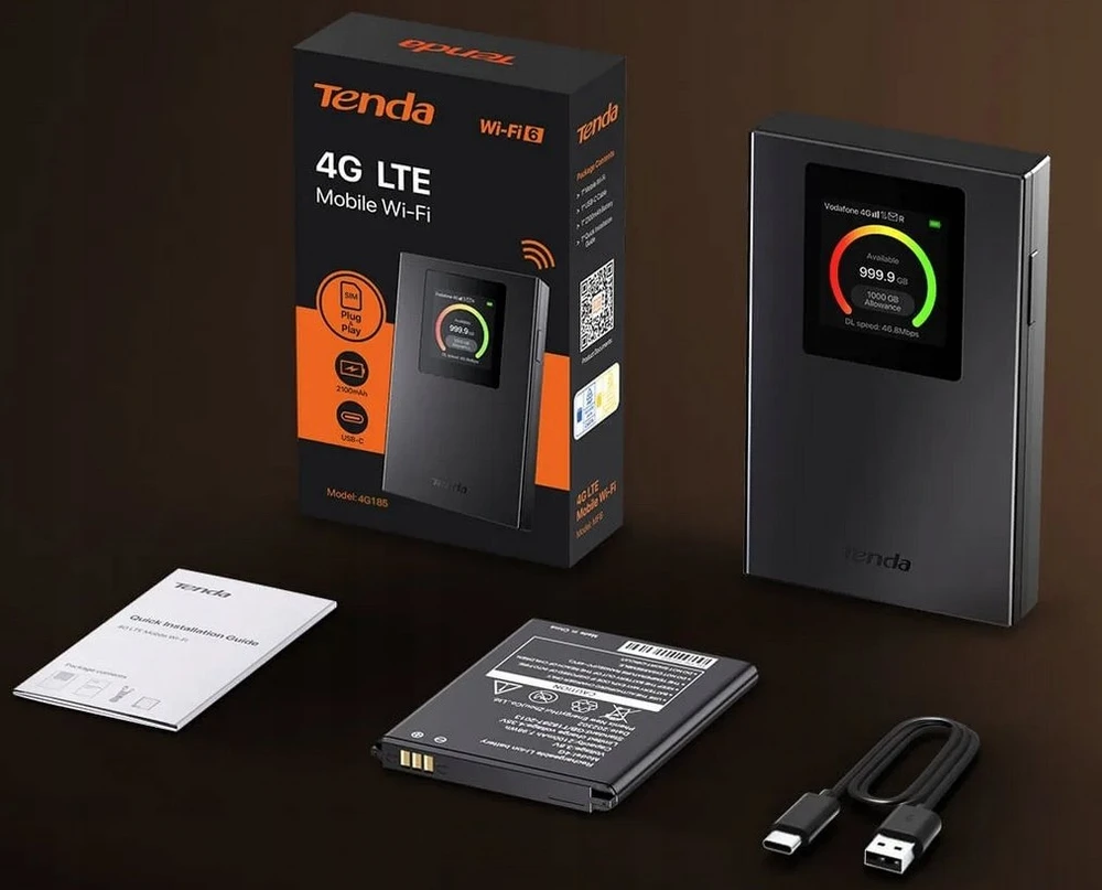 Tenda MF6 v2.0 4G LTE mobilusis Wi-Fi maršrutizatorius