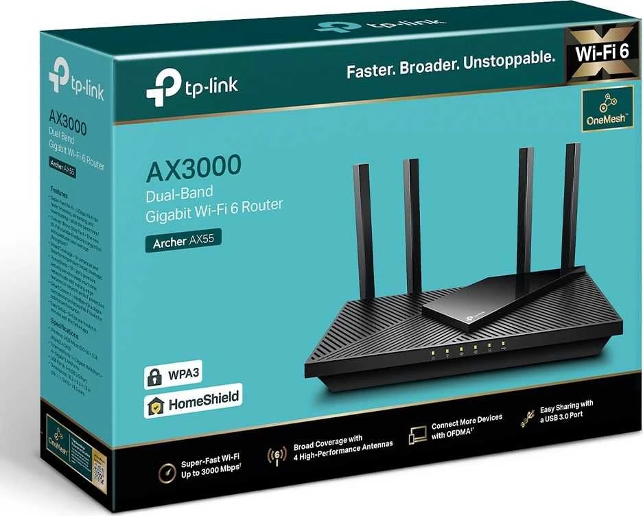 Maršrutizatorius TP-Link Archer AX55