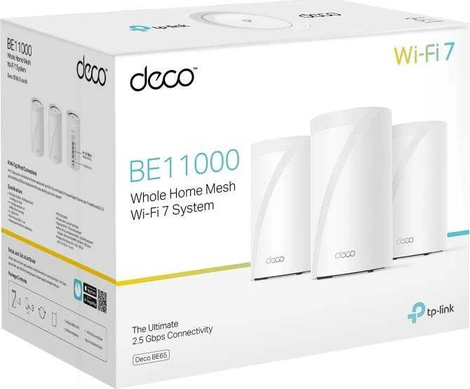 Maršrutizatorius TP-Link Deco BE65 3 vnt