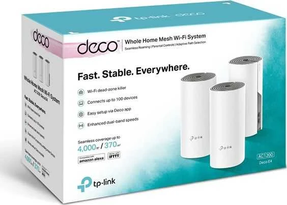TP-Link AC1200 viso namo tinklo „Wi-Fi“ sistema, 3 vnt. pakuotė