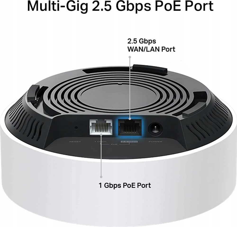 Maršrutizatorius TP-LINK | AX3000 viso namo „Whole Home WiFi 6“ sistema su „PoE“ | „Deco X50-PoE“ (1 vnt. pakuotė) | 802.11ax | Ethernet LAN (RJ-45) jungtys 1 | Tinklo palaikymas: Taip | MU-MiMO: Taip | Ne, mobilusis plačiajuostis ryšys: | Antenos tipas: Vidinė