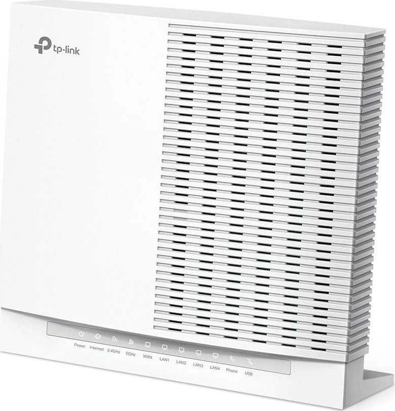 TP-Link EX820v EasyMesh VoIP WiFi6 maršrutizatorius (AX6000,2,4GHz/5GHz,1x2,5GbELAN,3xGbELAN,1x2,5GbEWAN,2xRJ11(FXS),1xUSB3.0)