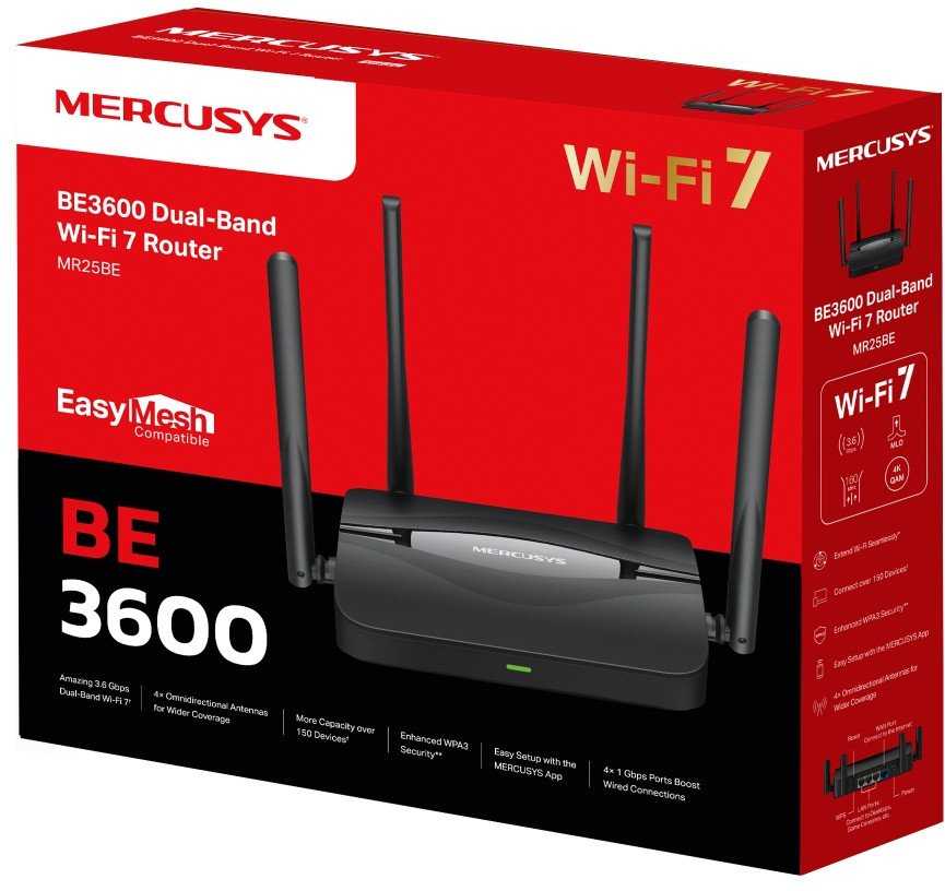 Maršrutizatorius TP-Link MR25BE BE3600