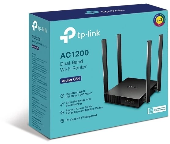 Maršrutizatorius TP-Link TP-LINK ARCHER C54 Maršrutizatorius