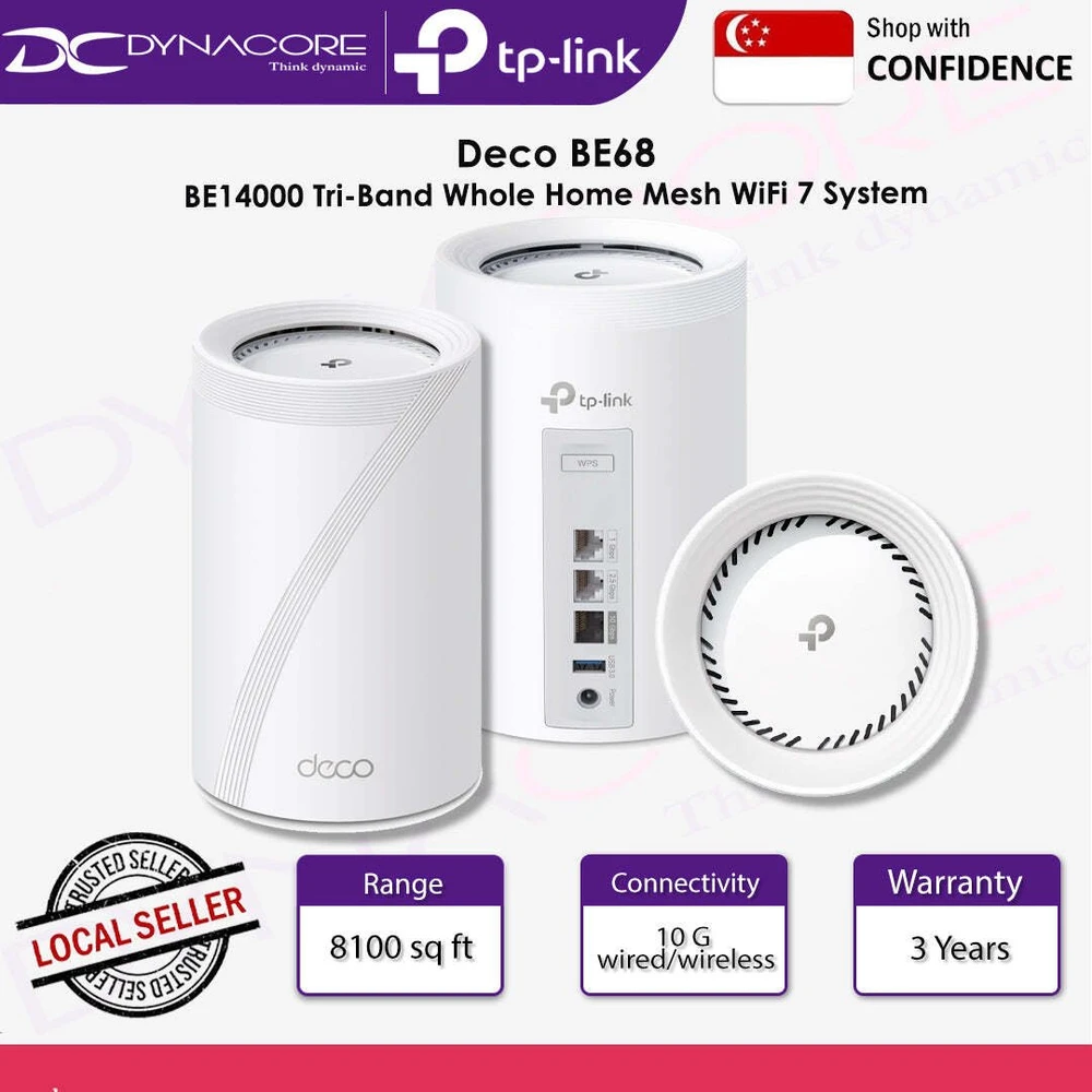 Maršrutizatorius TP-Link Deco BE68 2-pak