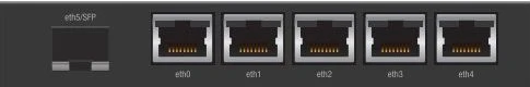 Maršrutizatorius „Ubiquiti EdgeRouter X“, 5 prievadai, SFP, gigabito, pasyvus PoE, Juodas ER-X-SFP / UBI-ER-X-SFP