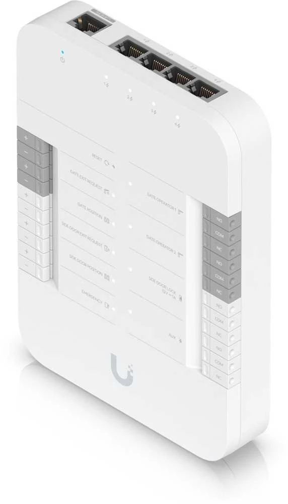 UBIQUITI AN ADVANCED GATE HUB ENABLING SEAMLESS GATE ACCESS CONTROL VIA CONNECTED ACCESS READERS OR INTERCOM