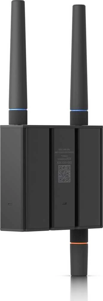 UBIQUITI ULTRAKOMPAKTIŠKAS VALDYMAS LTE MOBILUS MARŠRUTIŠAS, SKIRTAS IOT PROGRAMOSMS SU INTEGRUOTU LTE, LAIDINIU WAN, WIFI, AUTOMATINIU PERKLAIDU IR DC MAITINIMO ĮVESTIES PALAIMI