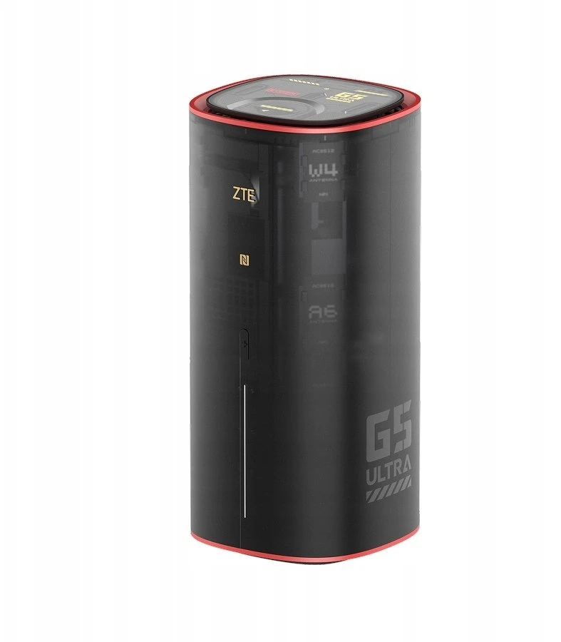 ZTE Maršrutizatorius 5G MC8512 G5 Ultra Juodas-Raudona Gaming wi-fi 7