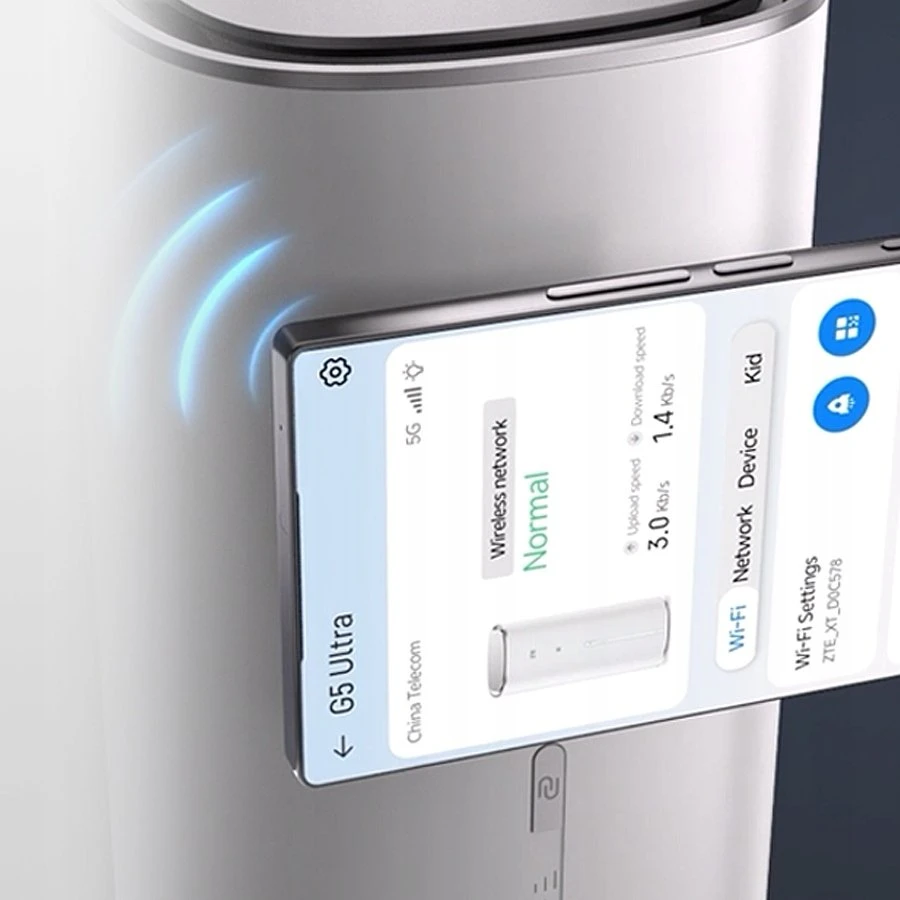 ZTE MC8512 G5 itin pilkas belaidis internetas 7 pilkos spalvos