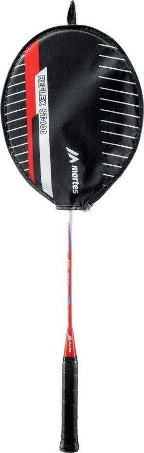 Martes Badmintono raketė Martes „Reflex S-100“ raudona ir balta