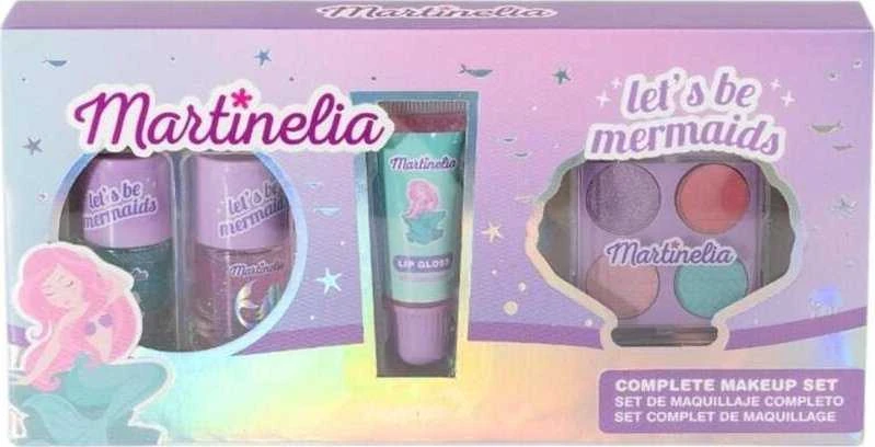 Martinelia Let's Be Mermaids Makeup Set komlektas akių šešėlių paletė + nagų lakas 2vnt.. + lūpų blizgis