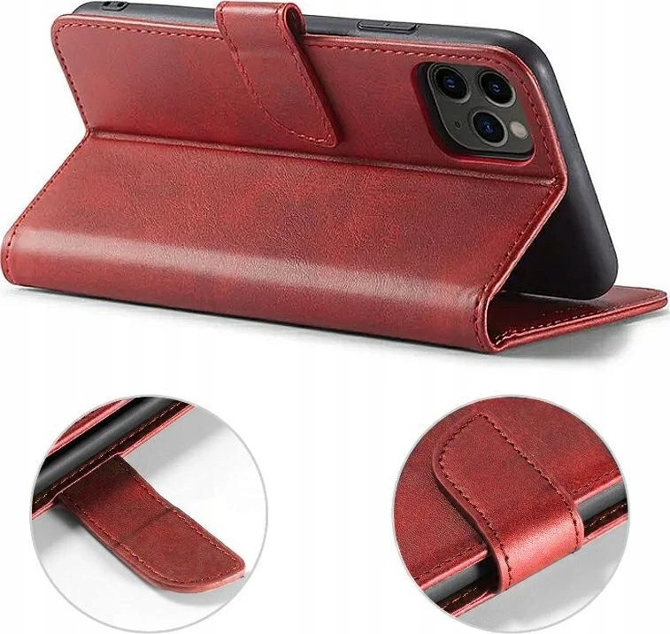 Dėklas Marv Wallet Oppo A79 5G raudonos spalvos bookcase