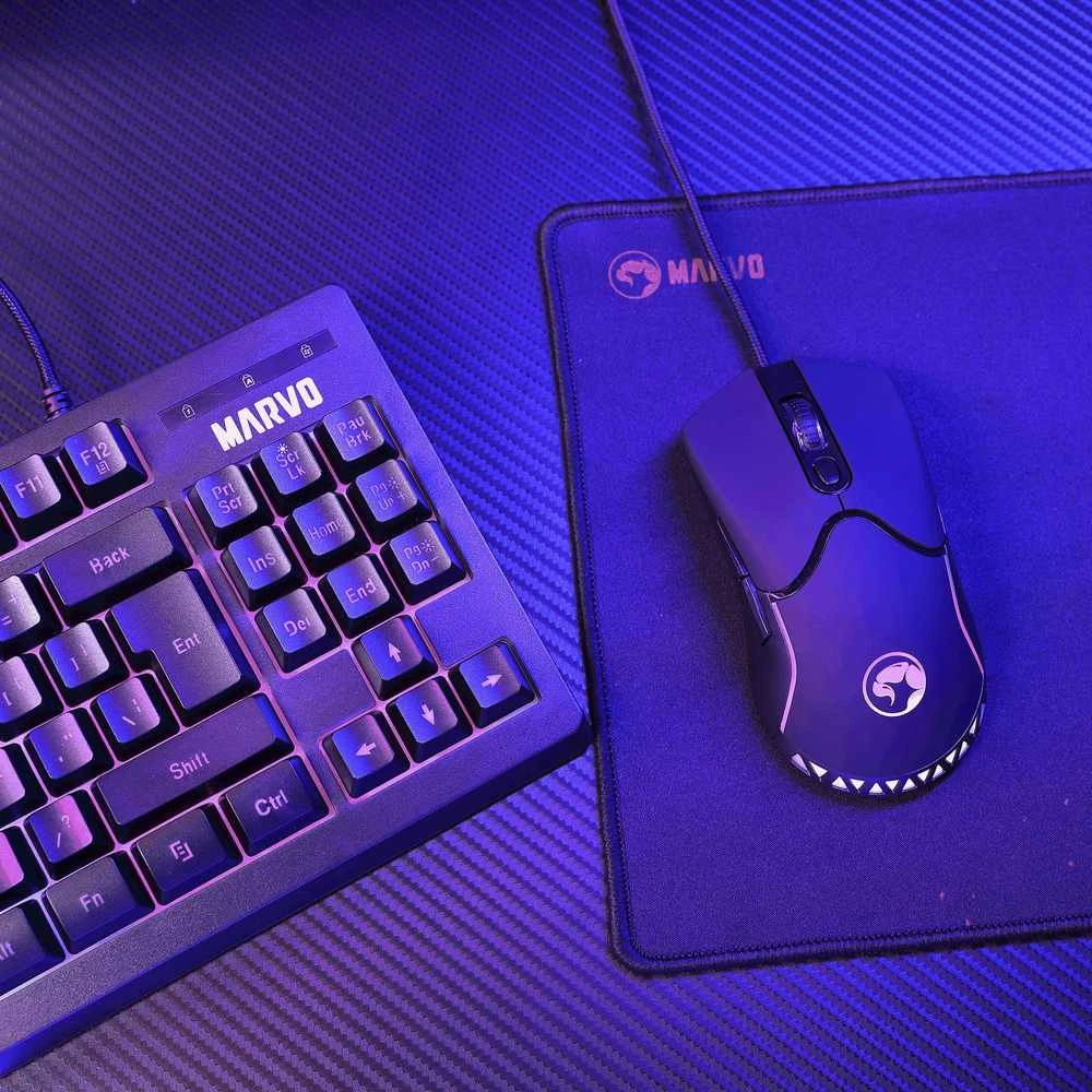 Klaviatūra MARVO CM310 Loot 30 3-in-1 Žaidimų Įrangos Rinkinys | Juodas | UK