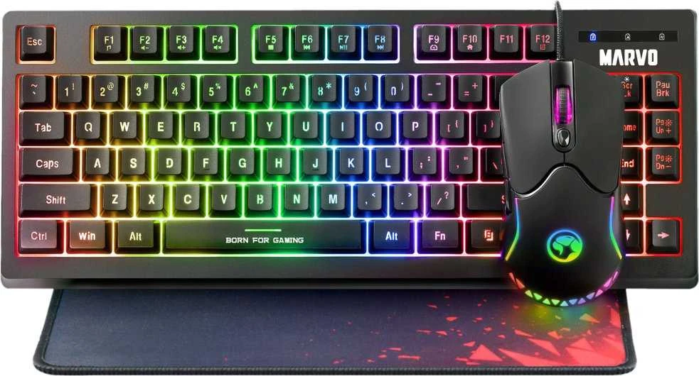 Klaviatūra MARVO CM310 Loot 30 3-in-1 Žaidimų Įrangos Rinkinys | Juodas | UK