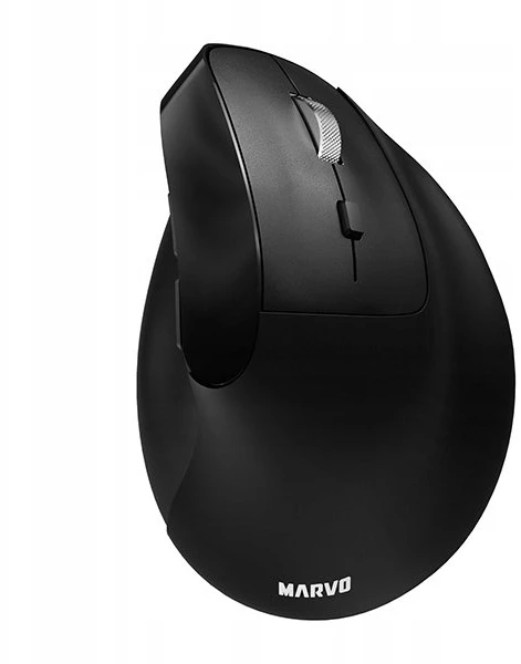 Marvo HIPO Bevielė pelė, juoda, 1600DPI