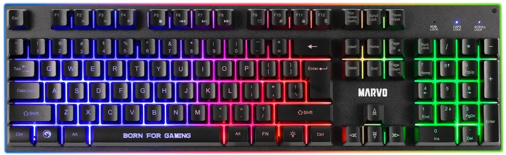 Klaviatūra MARVO CM416 Loot 40 4-in-1 Žaidimų Įrangos Rinkinys | Juodas | UK