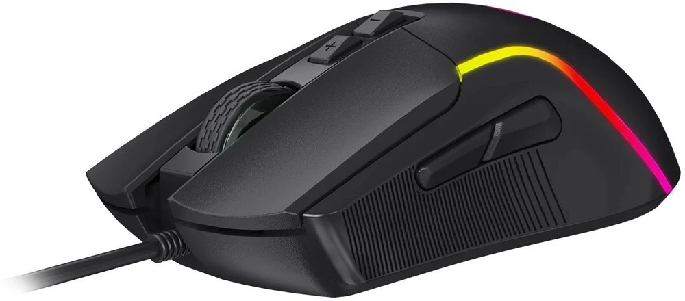 Marvo LOOT 40 komplektas klaviatūra su laidu (USB) CZ/SK, juoda pelė dla gracza, podkładka, klaviatūra, podświetlona