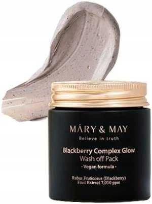 MARY & MAY skaistinamoji veido kaukė „Blackberry Complex Glow“ (nuplaunama pakuotė) 125 g
