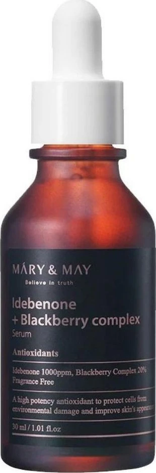 Mary&May MARY & MAY Antioxidant Idebenone + Blackberry Complex Serum antioksidacinis veido serumas, 30 ml