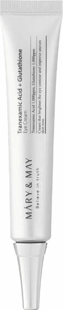 Mary&May Mary & May Tranexamic Acid + Glutathione Paakių kremas paakių kremas nuo raukšlių, 30 ml