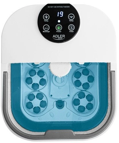 Adler AD 2182 Foldable foot spa Baltas
