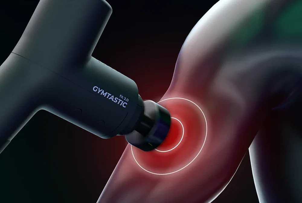 Extralink Massage Gymgun Fit 2.0 Lite | Masažo pistoletas | 4 galvutės, 6 režimai