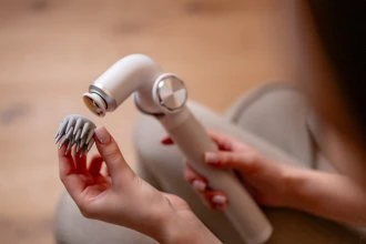 Feiyu Tech Masažuoklis - FeiyuTech KiCA Evo Mini Perkusinis Masažuoklis Su 4 Galvutėmis - Balta