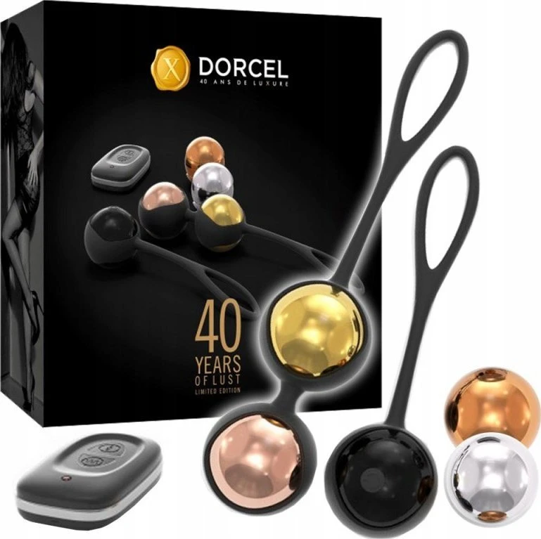 Marc Dorcel DORCEL Silikoniniai makšties kiaušiniai Meilės kamuoliukai. Makšties sienelių stimuliavimas ir sužadinimas.