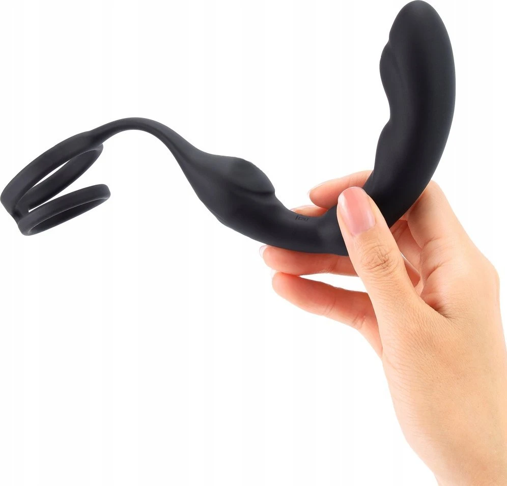 Marc Dorcel P-Ring prostatos masažuoklis su dvigubu varpos žiedu
