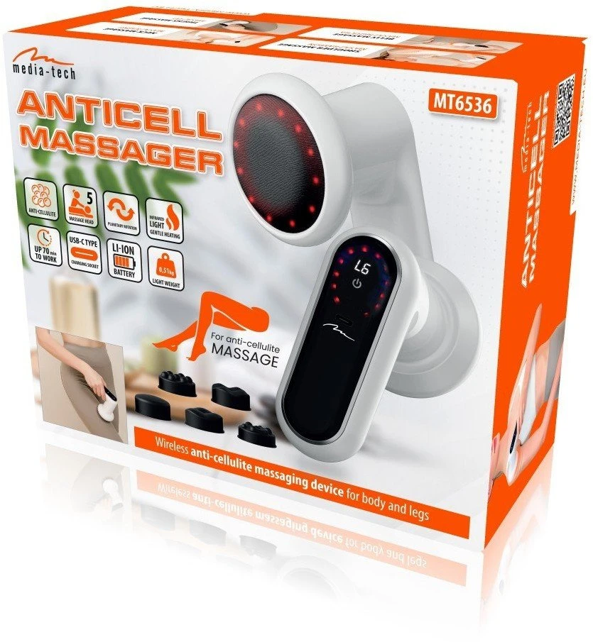 Media tech Belaidis anticeliulitinis masažuoklis ANTICELL MASSAGER (MT6536)