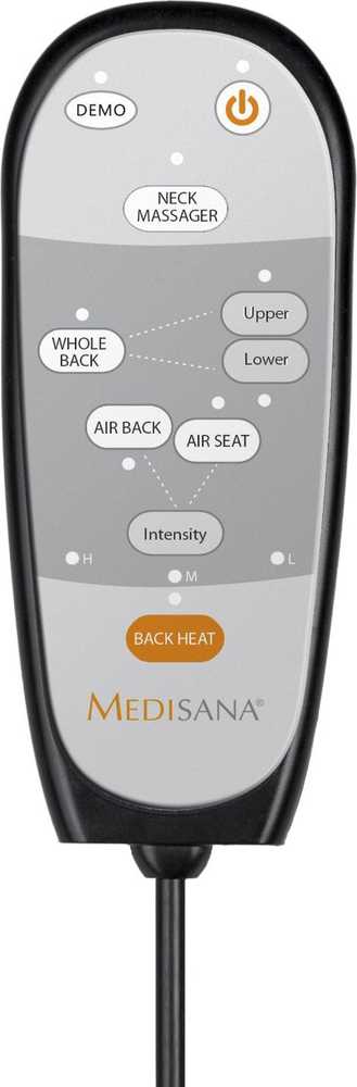 Medisana | MC 825 | Shiatsu masažinis sėdynės užvalkalas w. Kaklo masažas | Masažo zonų skaičius | Šilumos funkcija | 40 W | Juodas