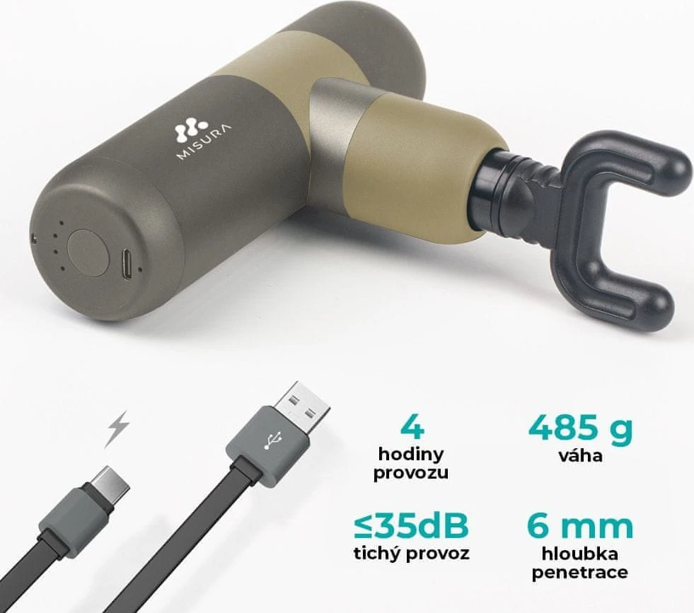 Masažuoklis Misura P21MB4GO masażer Uniwersalne Złoto