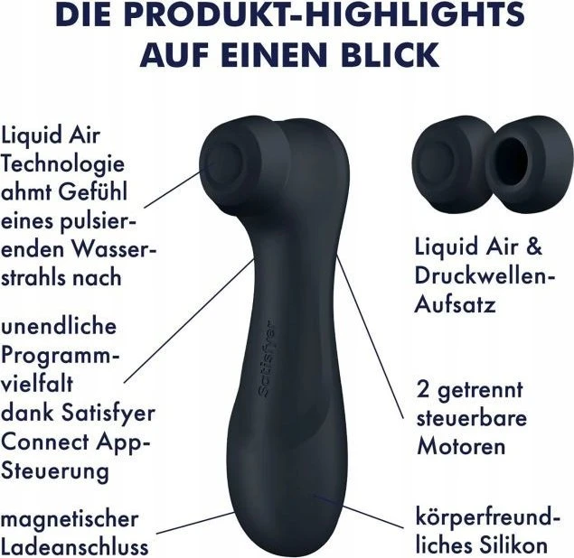 Satisfyer – Pro 2 Generation 3 App Controlled Juodas