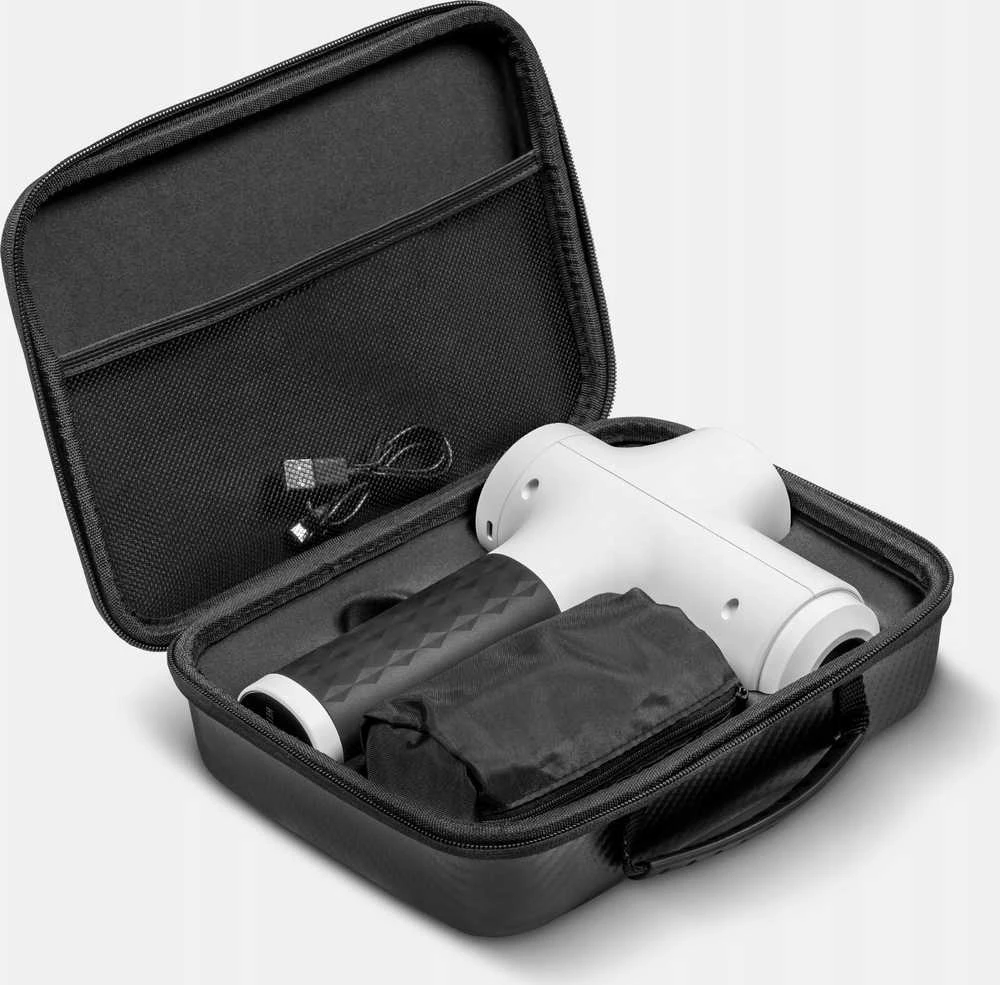 TEESA RELAX GUN MG60 masažo pistoletas, 8 priedai, baltas