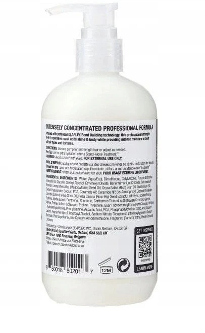 Olaplex 4 viename drėkinamoji kaukė, 370 ml