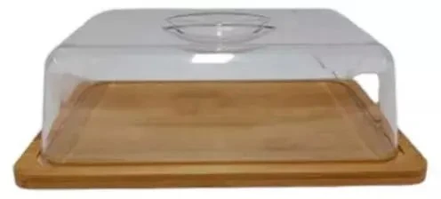 Sūrio dubuo, 23,5 x 18 x 7 cm, bambukas, KITCHEN&GO
