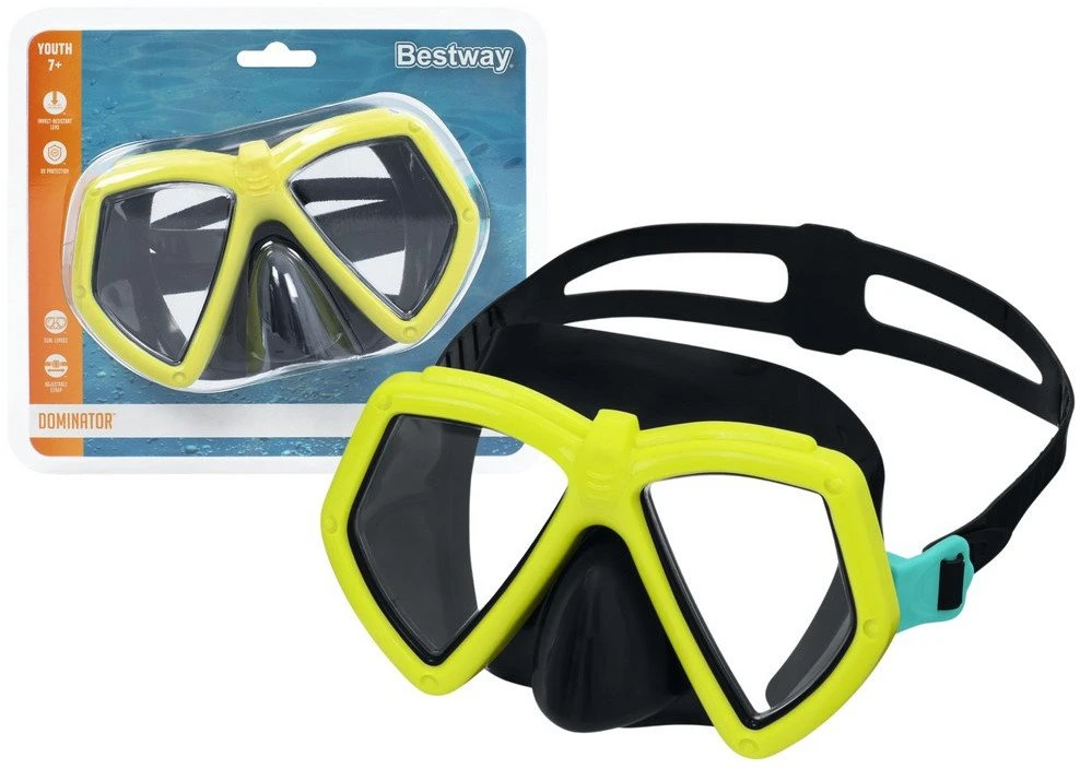 Plaukimo kaukė Bestway 22040 geltona