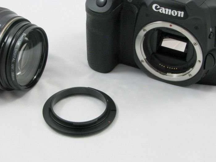 Massa Macro Reverse Mount Adapteris, skirtas Olympus / Panasonic Micro 4/3 - 58mm