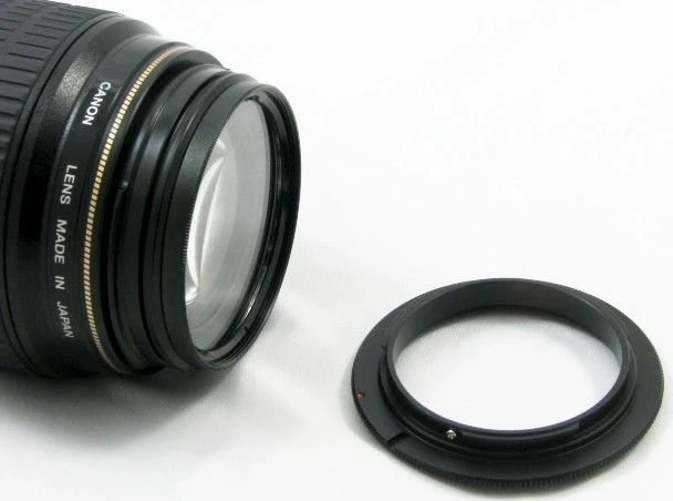 „Massa“ atvirkštinio makro jungties adapteris, skirtas „Nikon“ – 77 mm