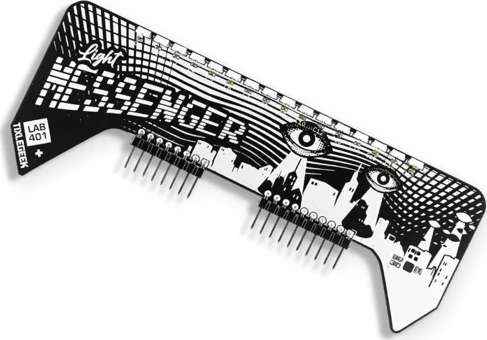 Massacre Lab401 Light Messenger – PoV modulis regėjimui ir šviesai dažymui – skirtas Flipper Zero