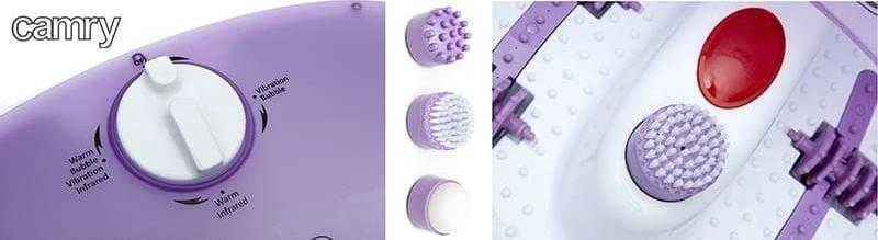 Masažinė kojų vonelė Mesko MS 2152, Baltos/Violetinės spalvos
