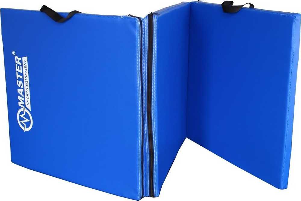 Mastertronic Master čiužinys gimnastikos 3 dalių MAS4A493 180 cm x 60 cm x 3,5 cm mėlyna